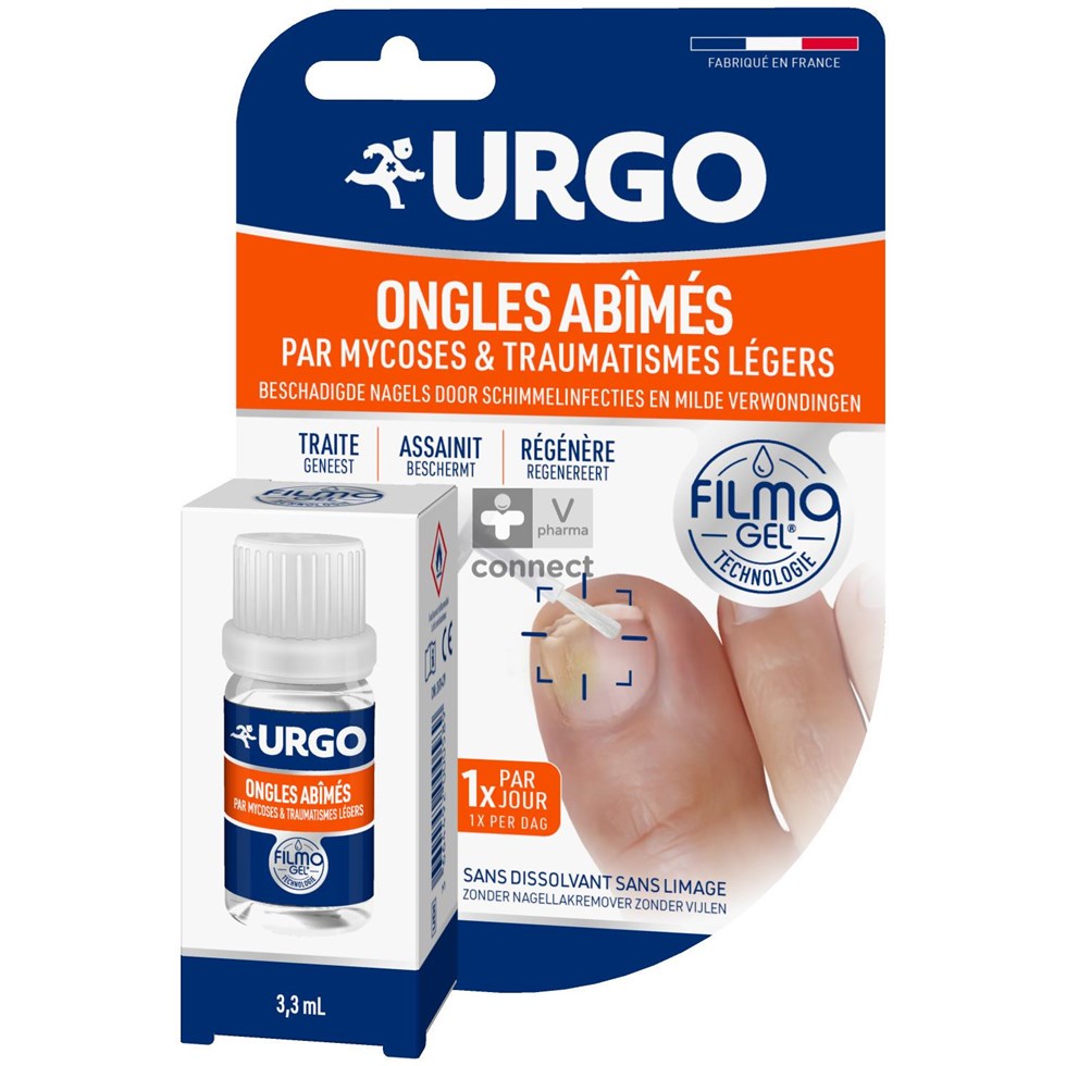 Urgo Beschadigd.nagels Oplossing Filmogel Fl 3,3ml