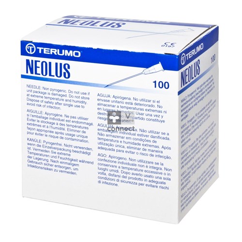 Aiguille Neolus Luer 21G 2RB  Vert 100 Pièces