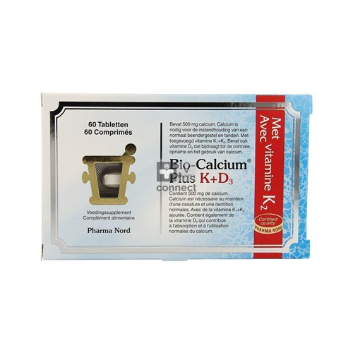 Bio-calcium Plus K+d3 Tabl 60