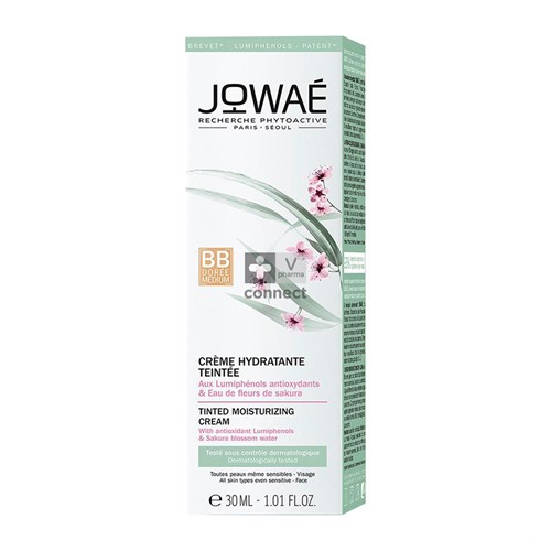 Jowae Crème Hydratante Teintée Dorée 30 ml