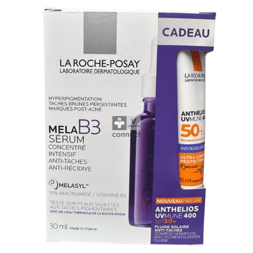 La Roche Posay Coffret Mela B3 Anti-Pigment Sérum 30 ml + Anthélios 15 ml