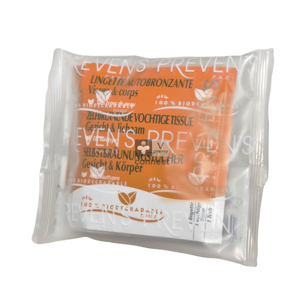 Preven's Lingettes Autobronzantes 5 Pieces