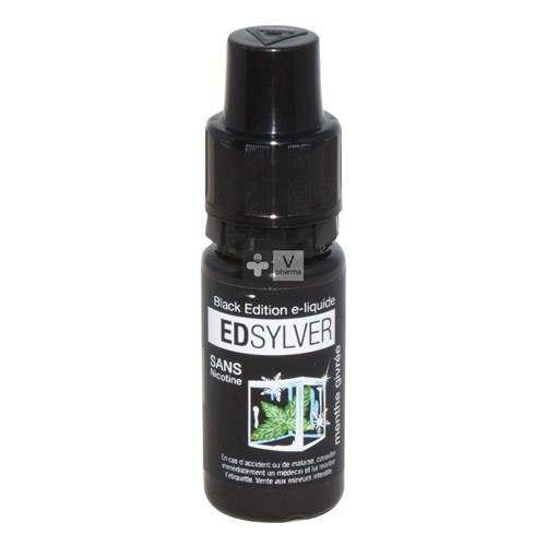 Edsylver E-liquide Z/nicotine Bevroren Munt 10ml