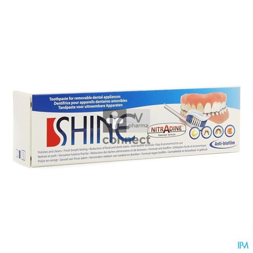 Nitradine Shine Tandpasta 45g