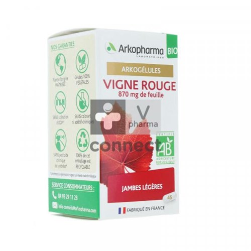 Arko Vigne Rouge Bio 45 Gélules Promopack