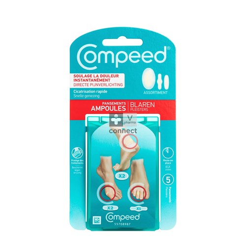 Compeed Pansements Ampoules Mix 5 Pièces