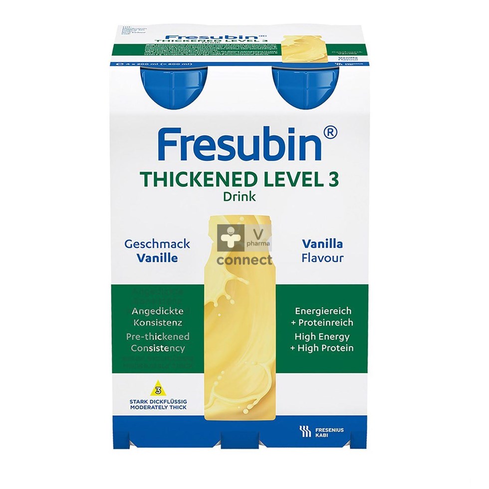Fresubin Thickened Level 3 Drink Vanille 4x200ml