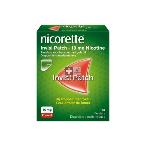 Nicorette Invisi Patch 10 mg 14 Patchs