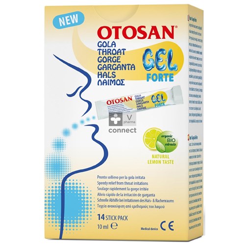 Otosan Gel Gorge Forte 10 ml 14 Sachets