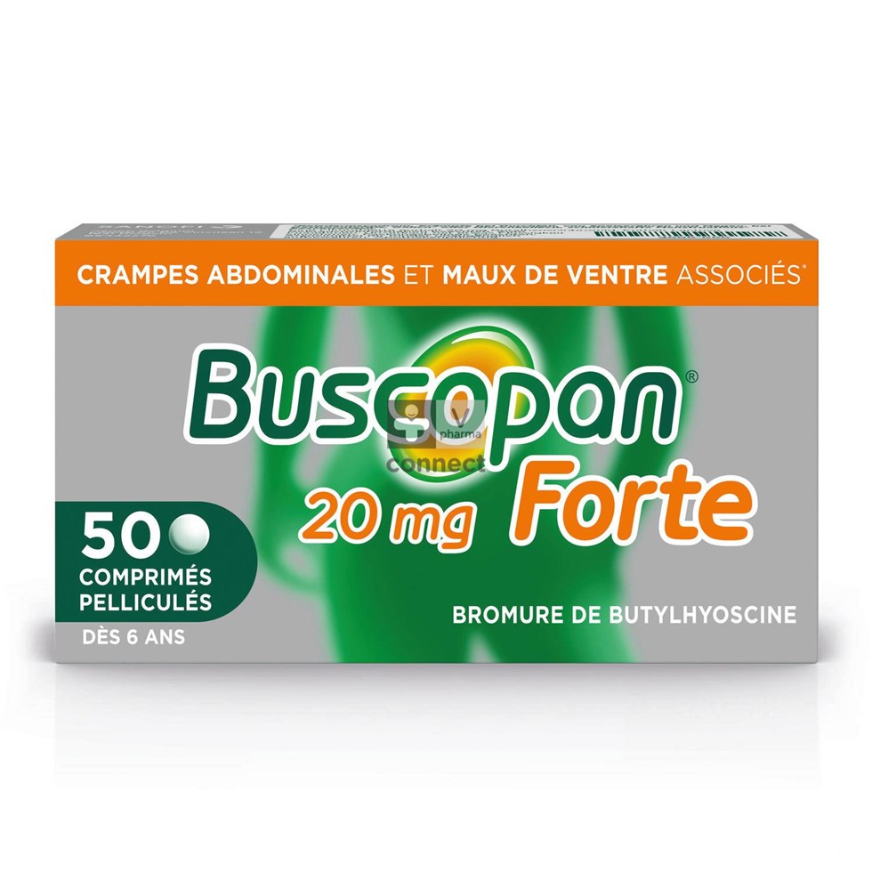 Buscopan Forte 20 mg 50 Comprimés