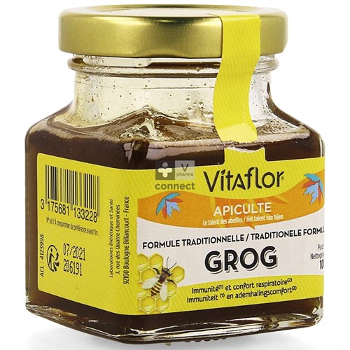 Vitaflor Grog Formule Traditionnelle Miel Pot 100 g