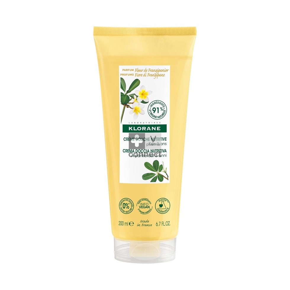 Klorane Lichaam Douchecr Plumeria 200ml Nf