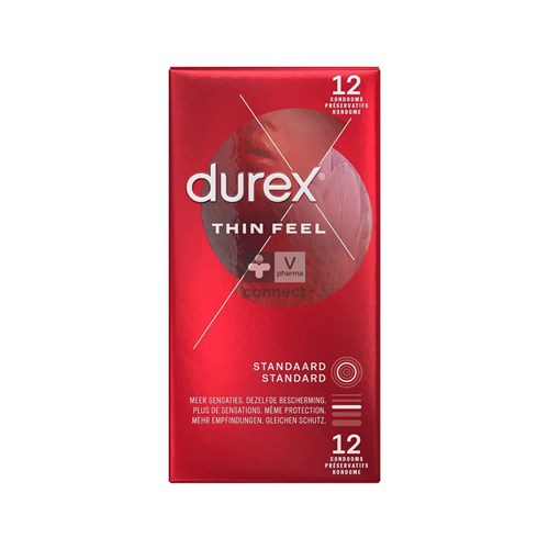 Durex Thin Feel Preservatifs 12 Pièces