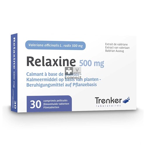 Relaxine 500 mg 30 filmomhulde tabletten