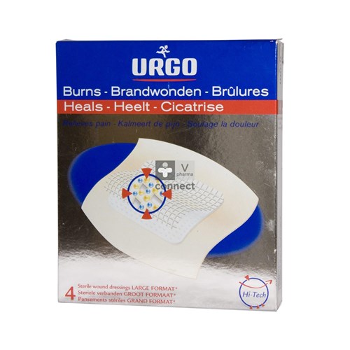 Urgo Brandwonden Wondpleister Groot Form. Ster 4
