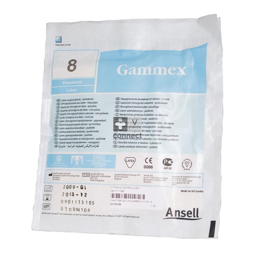 Gant Medecin Gammex Steriles 8