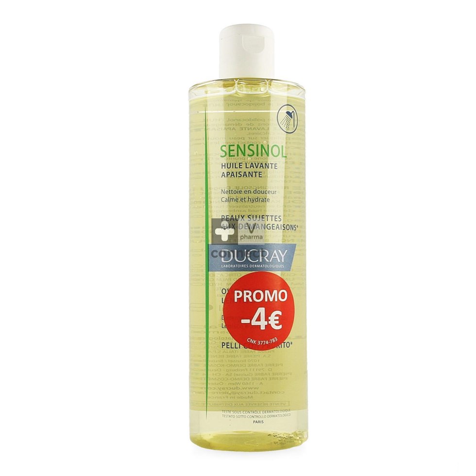 Ducray Sensinol Huile Lavante 400 Ml -4Eur.