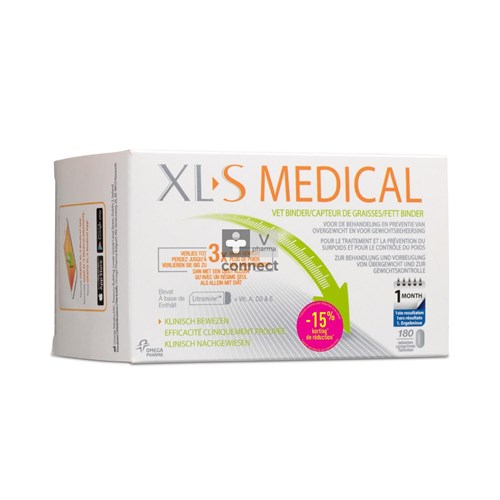 XLS Medical Capteur De Graisses 180 Comprimés Prix Promo