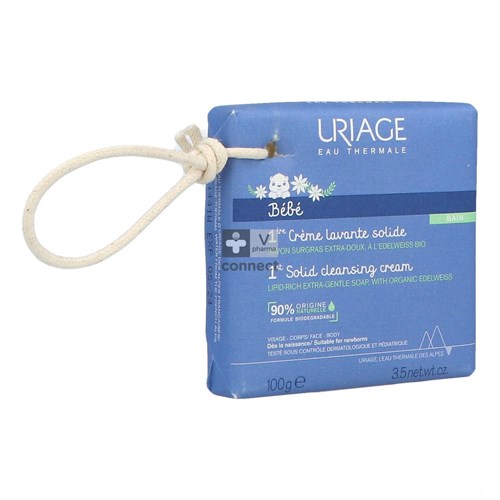 Uriage Bb 1ere Creme Lavante Solide 100g