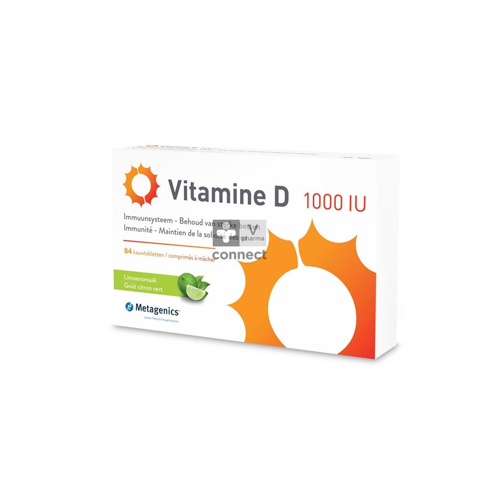 Metagenics Vitamine D 1000 IU 84 Comprimés