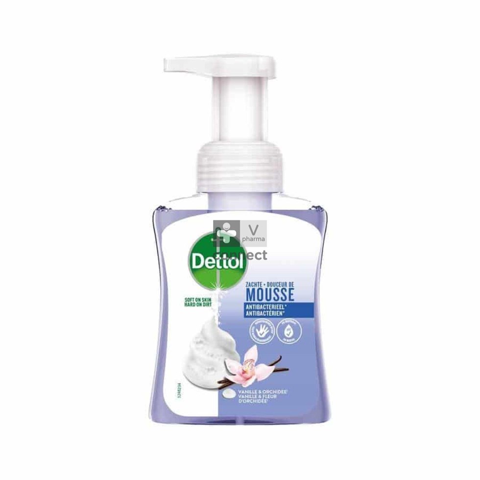 Dettol Zachte Mousse Orchidee&vanille Geur 250ml