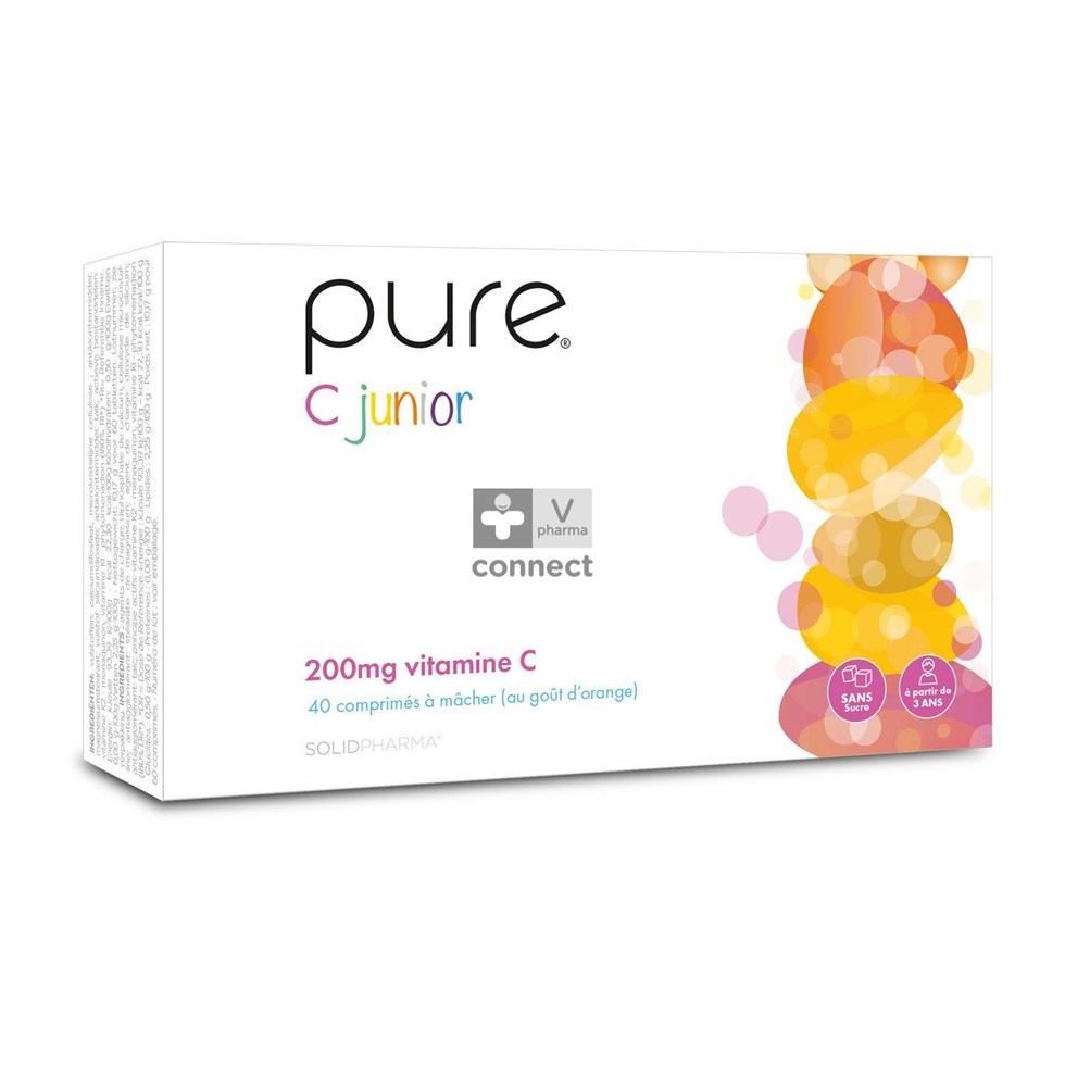 Pure C Junior Sinaassmaak Kauwtabl 40
