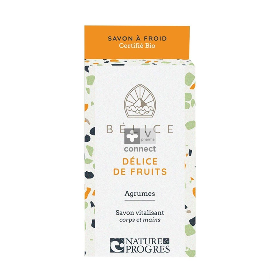 Belice Delice Fruits Zeep Koud Bio 100g