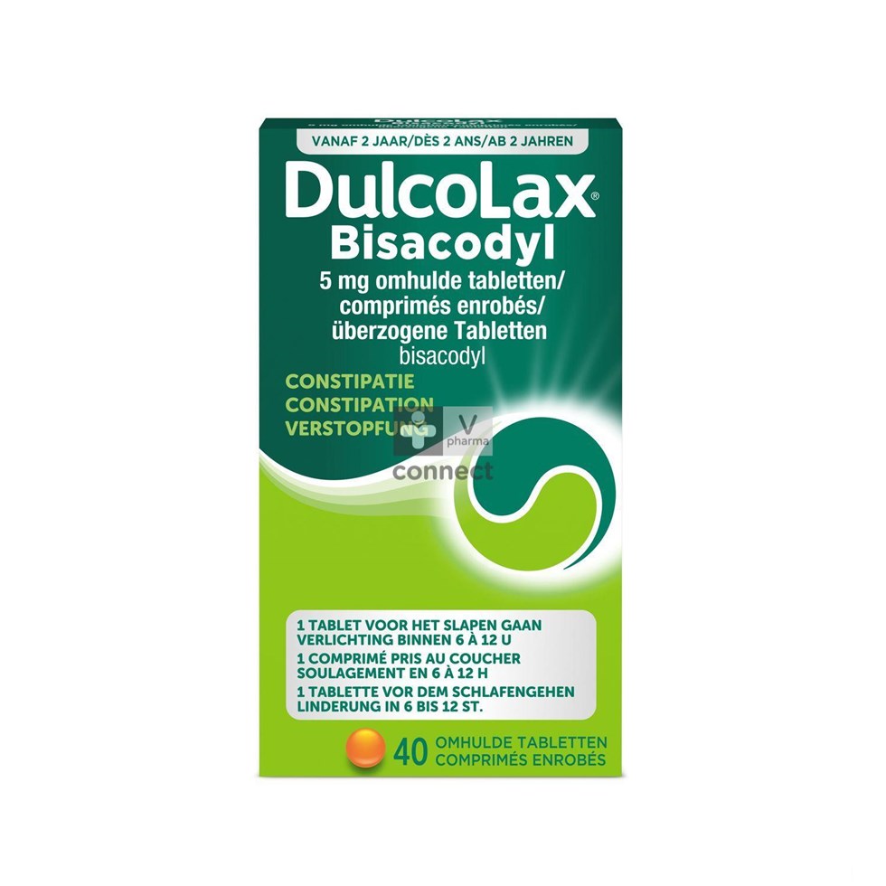 Dulcolax Bisacodyl Drag 40x 5mg