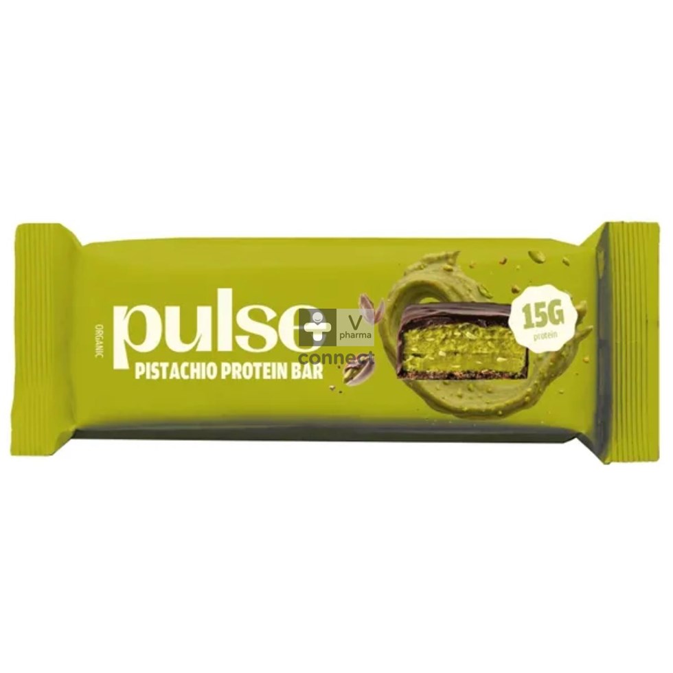 Pulse Protein Barre Protéinée Bio Pistache 50 gr