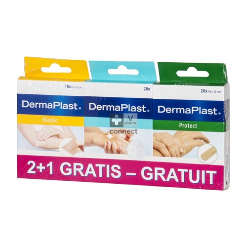 Dermaplast Trio Action 2 + 1 Gratuit