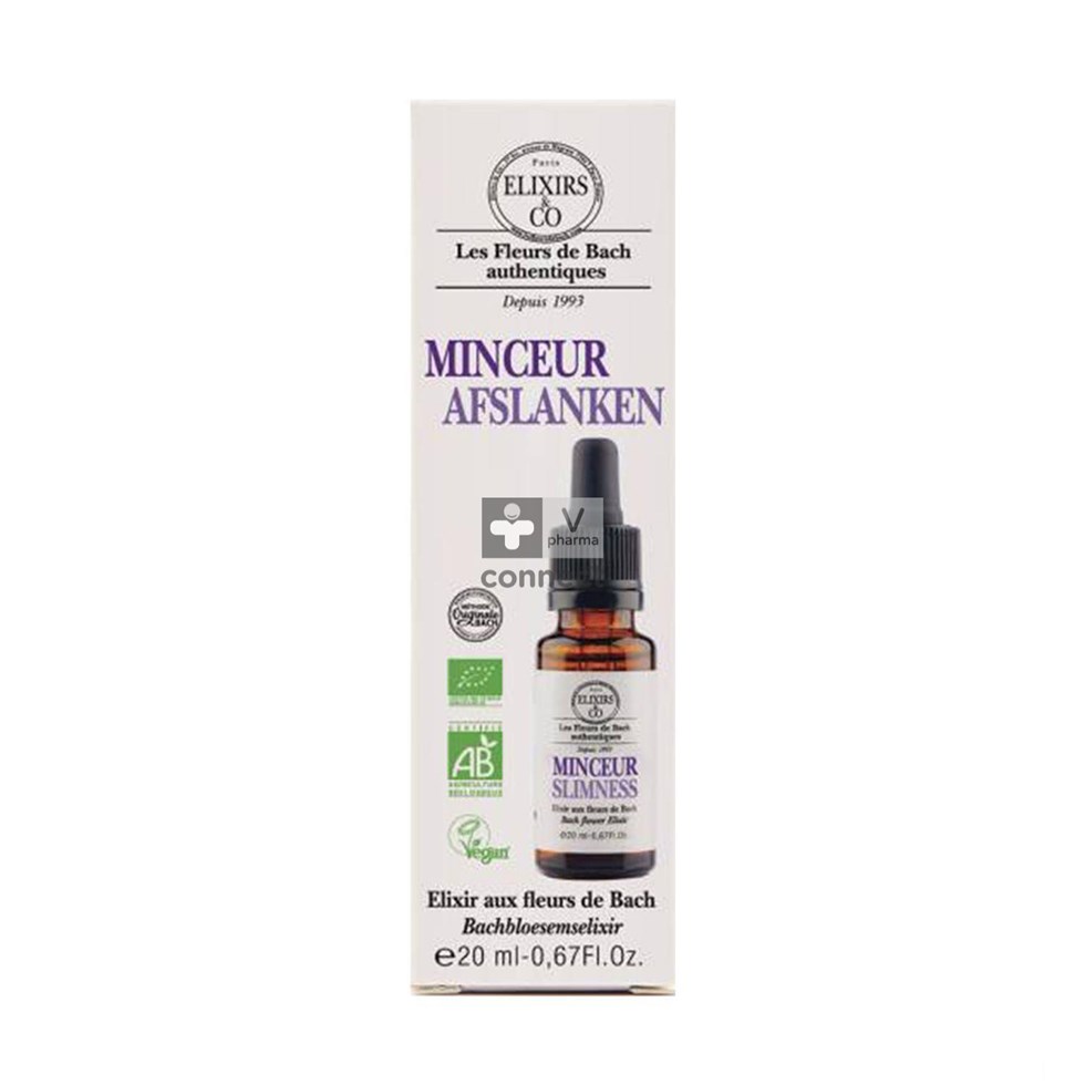 Elixirs & Co Complex Bach Minceur Gouttes 20 ml