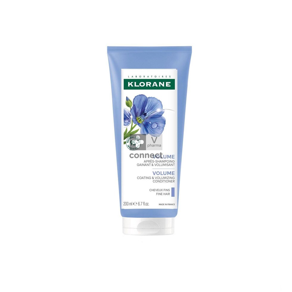 Klorane Après-Shampoing Fibre Lin Baume 200 ml