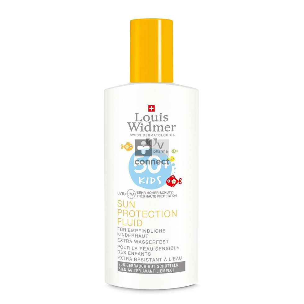 Widmer Sun Kids Fluide Protecteur SPF50 Crème Sans Parfum 100 ml