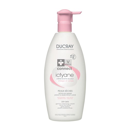 Ducray Ictyane Crème Lavante Douce 500 ml