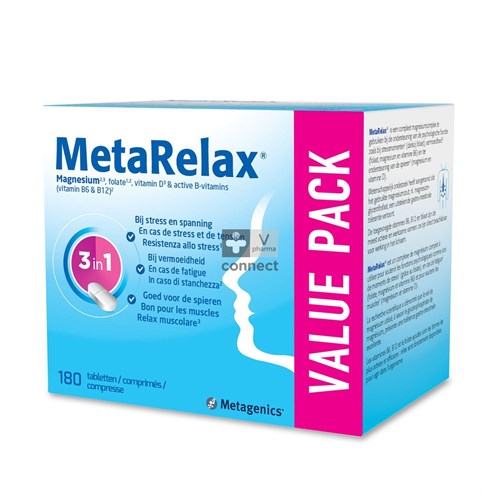 Metagenics Metarelax 180 Comprimés