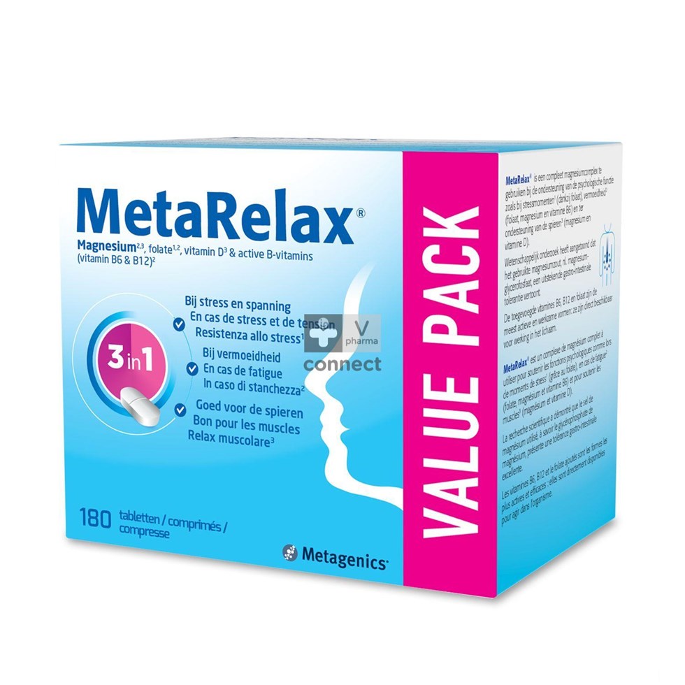 Metagenics Metarelax 180 Comprimés