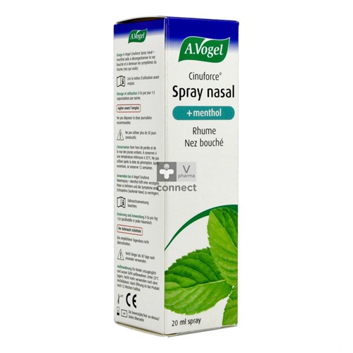 A.Vogel Cinuforce Neusspray Menthol 20ml