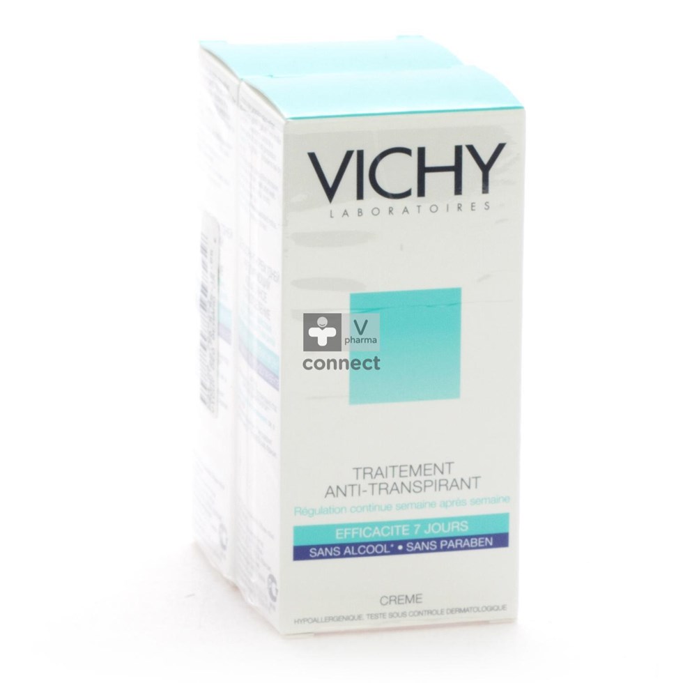 Vichy Traitement Anti Transpirant 7 Jours Crème 2 x 30 ml Promo