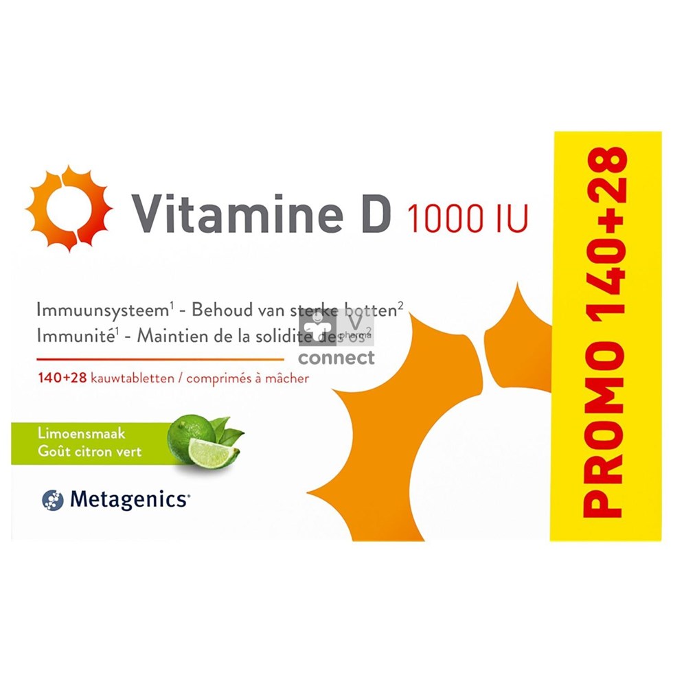 Vitamine D 1000Iu Comp Macher 140+28 Metagenics