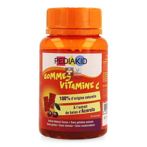 Pediakid Vitamine C 60 Gommes à Mâcher