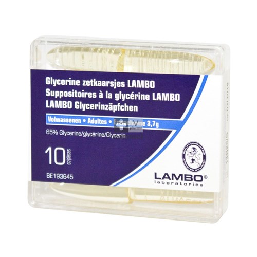 Glycerine Lambo Kegelvormige zetpillen volwassenen 10 stuks