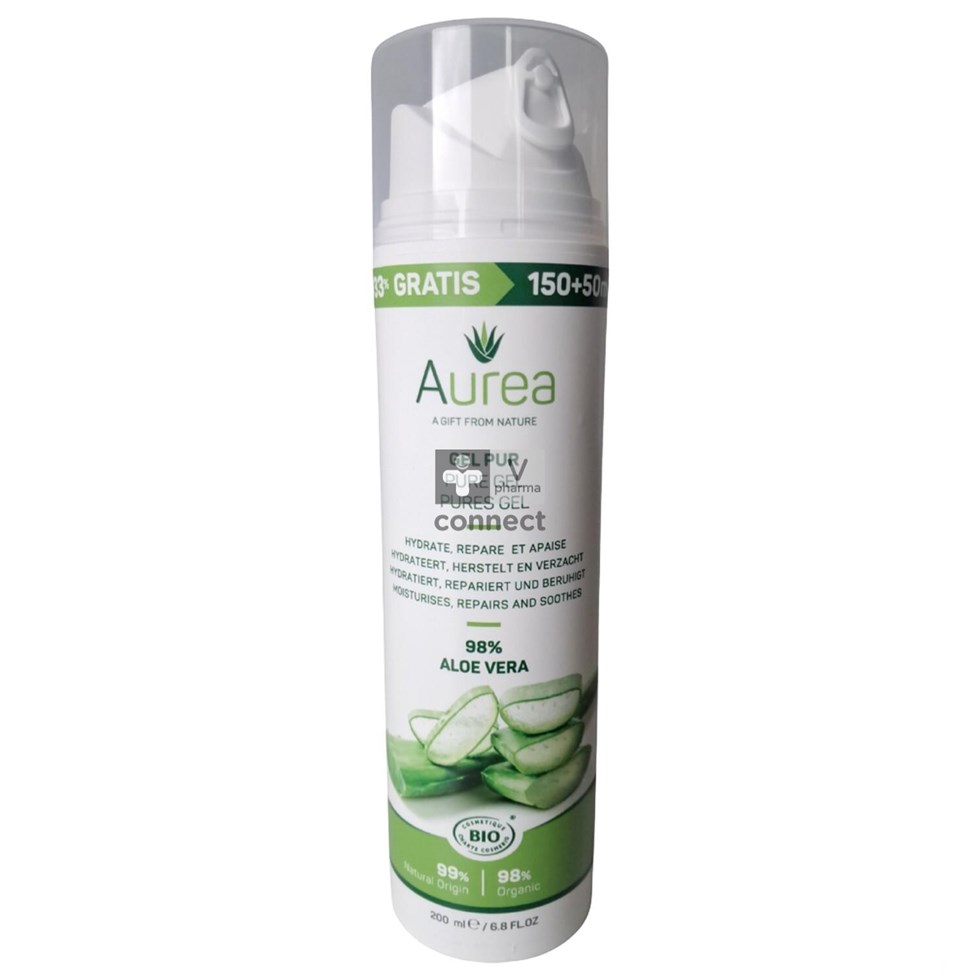 Aurea Gel Pur Aloe Vera Fl 200Ml