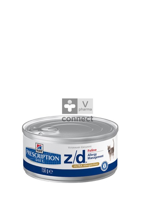 Hills Prescription Diet Z/D Feline Ultra 156 g 24 Boites