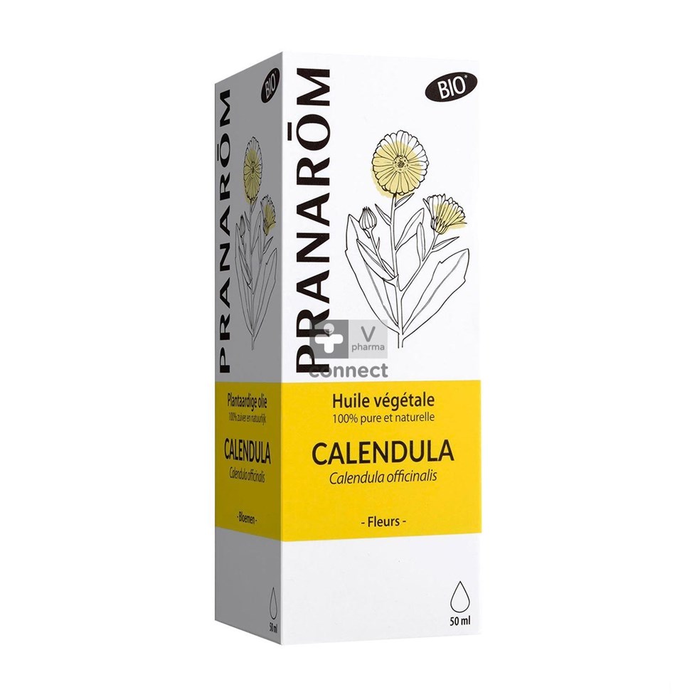 Pranarom Calendula Huile Végétale Bio 50 ml