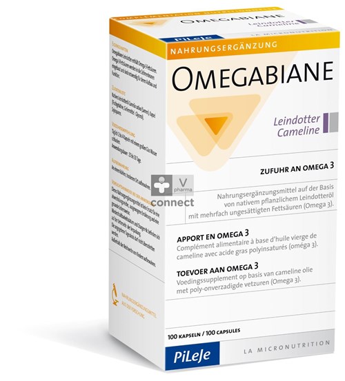 Pileje Omegabiane Cameline 100 Gélules