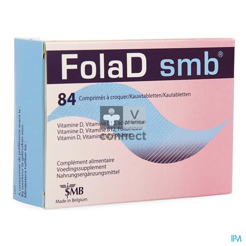 Folad Smb 84 Comprimés A Croquer