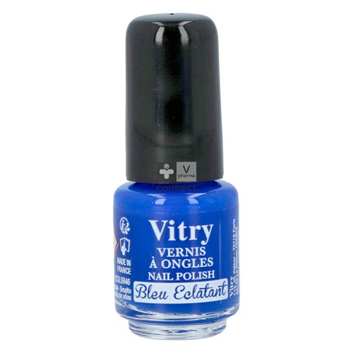 Vitry Vernis à Ongles Bleu Eclatant 4 ml