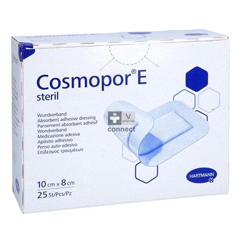 Cosmopor E Latexfree 10x8cm 25 P/s