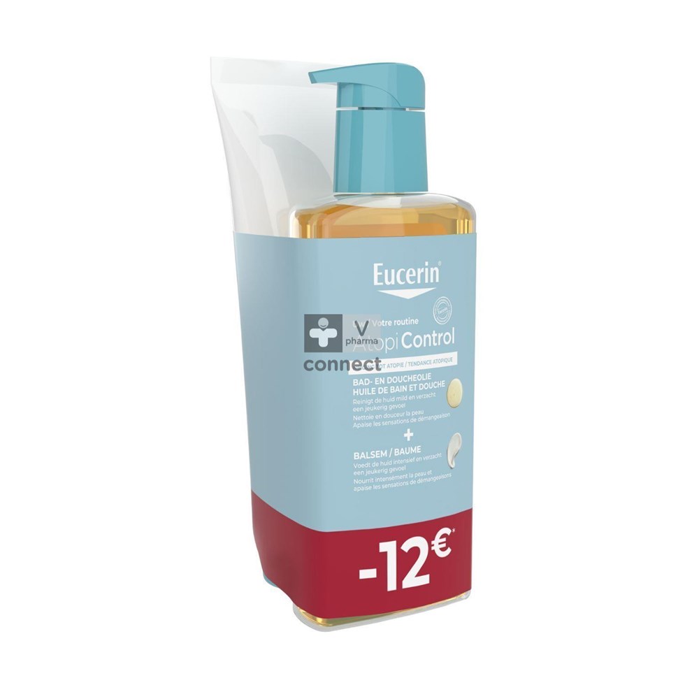 Eucerin Routine Atopi Blm+bad&dche Olie2x400ml-12€