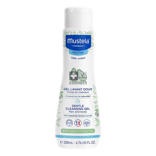 Mustela Bébé Gel Lavant Doux 200 ml